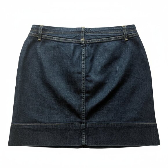 SEXSO JEANS - Denim - dark blue jeans mini-skirt stretch -Mid high Waist - large - Picture 4 of 11